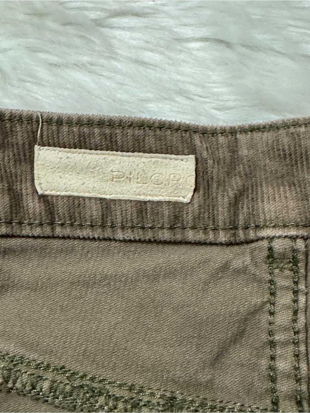 Anthropologie Pilcro The Gwen Full Length Wide Leg Corduroy Pants Women Sz 28 - Picture 10 of 11